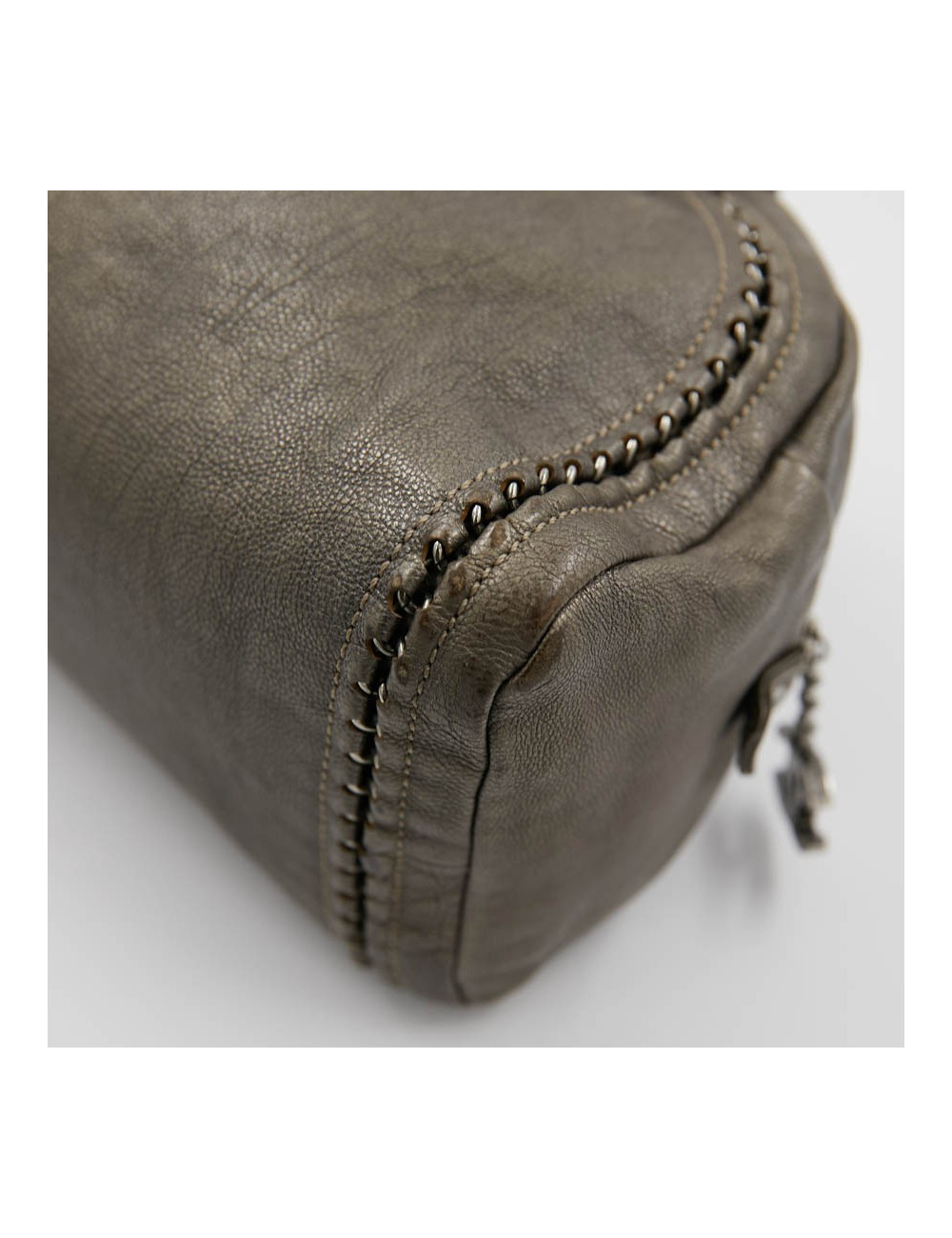 Sac Bowling CHANEL cuir taurillon mordoré