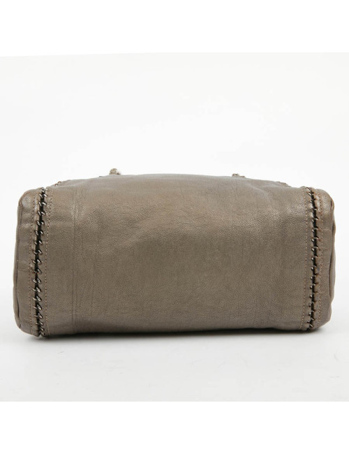 Sac Bowling CHANEL cuir taurillon mordoré