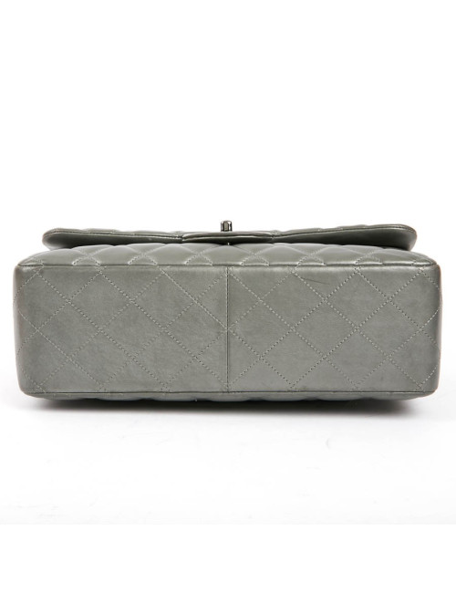 Jumbo CHANEL cuir métalisé 