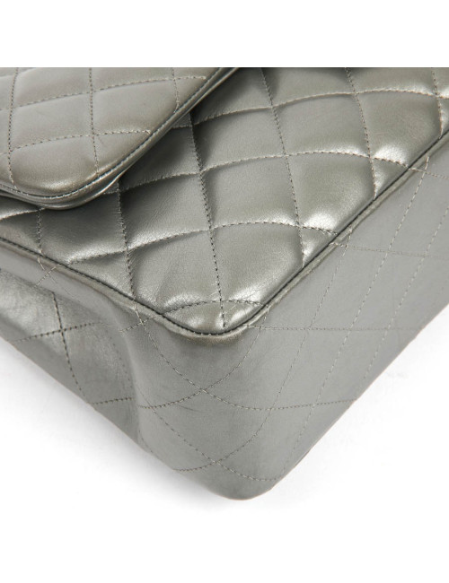 Jumbo CHANEL cuir métalisé 
