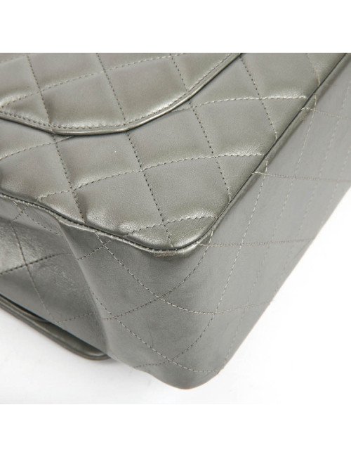 Jumbo CHANEL cuir métalisé 