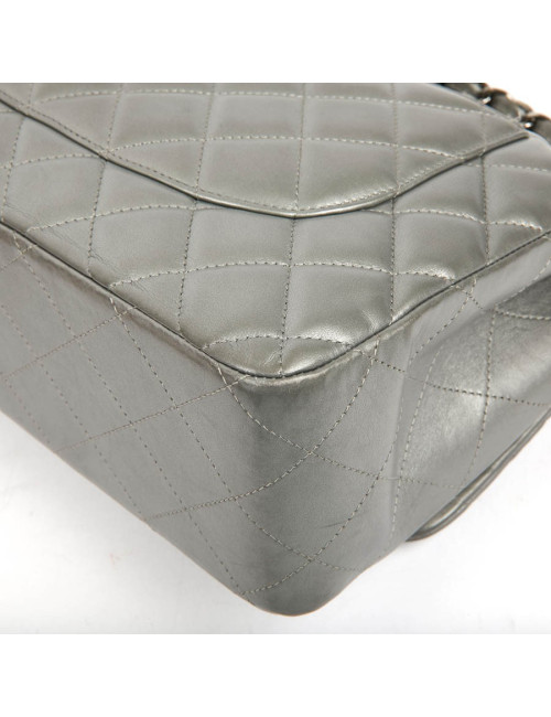Jumbo CHANEL cuir métalisé 