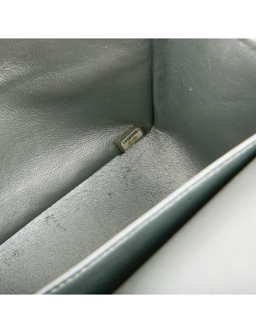 Jumbo CHANEL cuir métalisé 