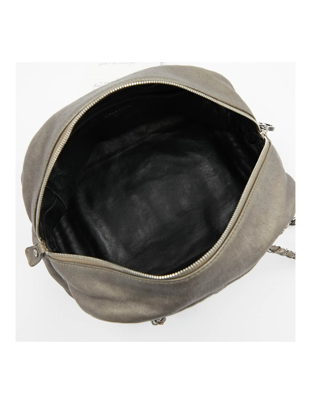 Sac Bowling CHANEL cuir taurillon mordoré