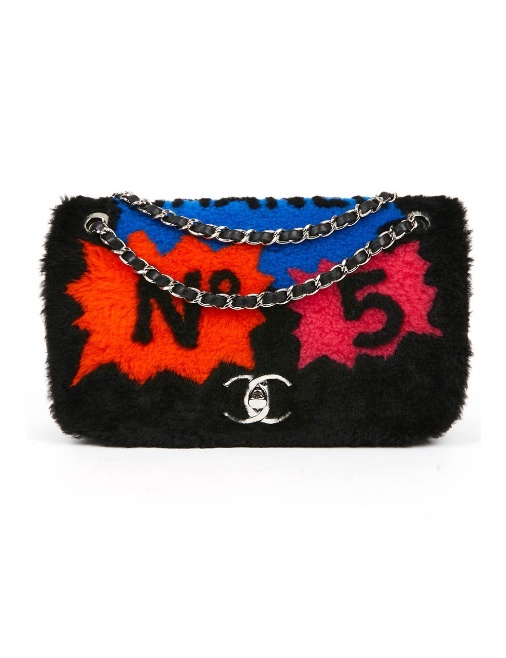 Sac CHANEL Pop Art noir et graffiti