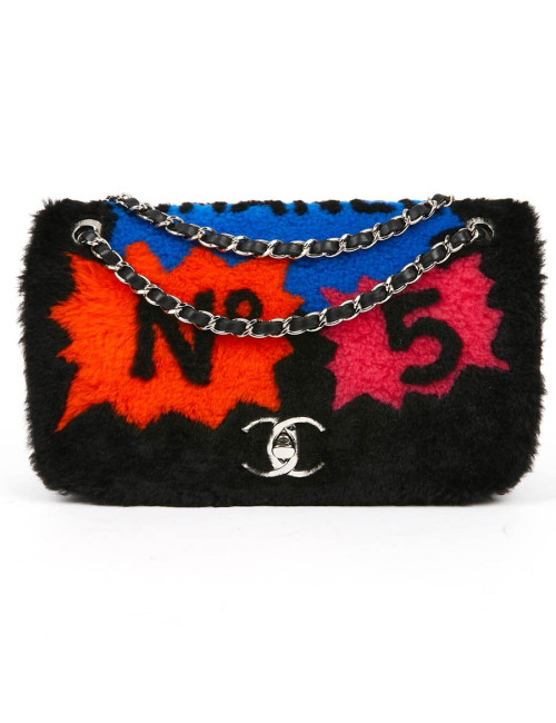 Sac CHANEL Pop Art noir et graffiti