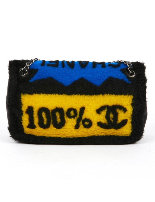 Sac CHANEL Pop Art noir et graffiti