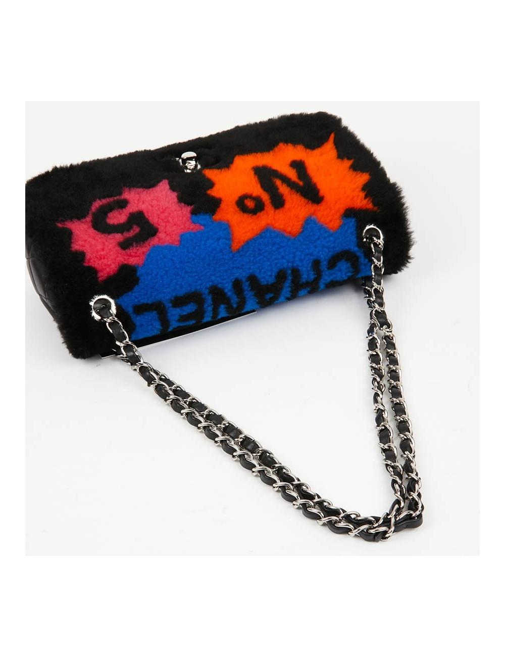 Sac CHANEL Pop Art noir et graffiti