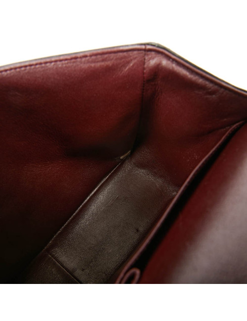 Grand sac classique CHANEL cuir d'agneau bijouterie argent