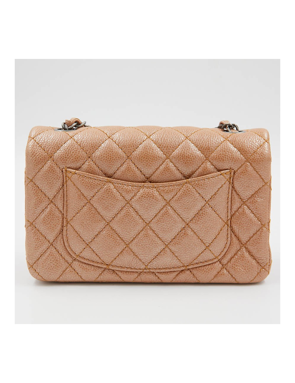 Mini Timeless CHANEL en cuir grainé