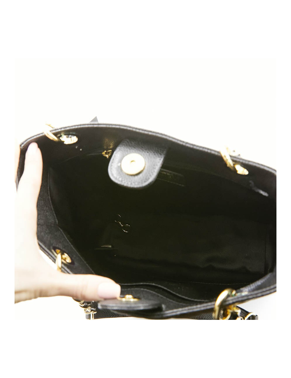 Mini cabas shopping CHANEL noir