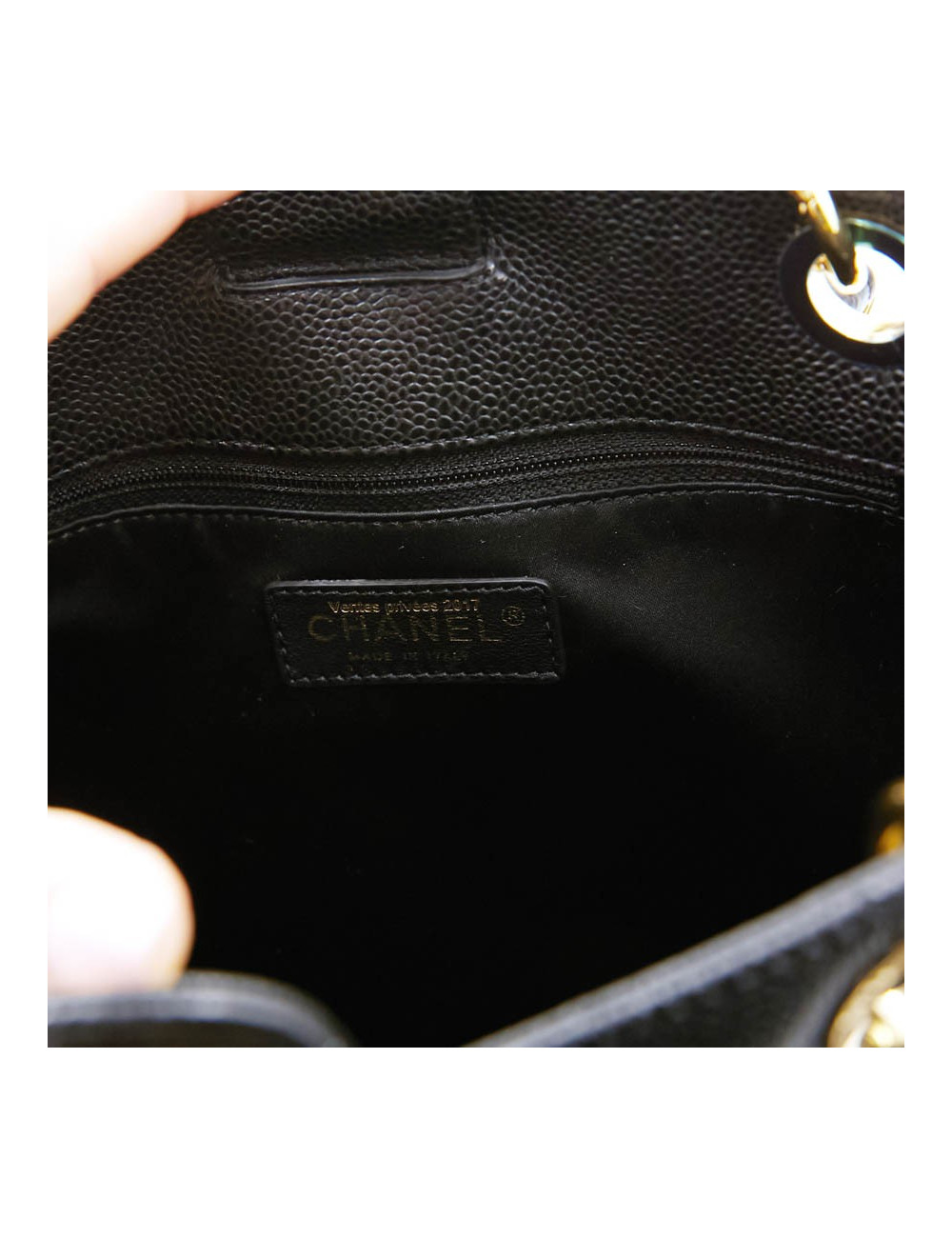 Mini cabas shopping CHANEL noir