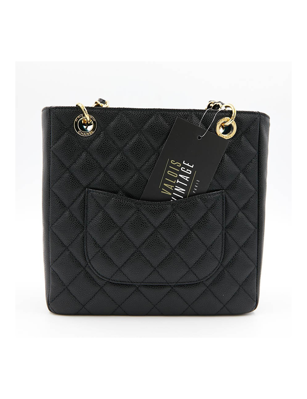 Mini cabas shopping CHANEL noir
