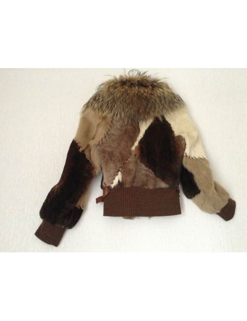 Blouson PACO RABANE fourrure