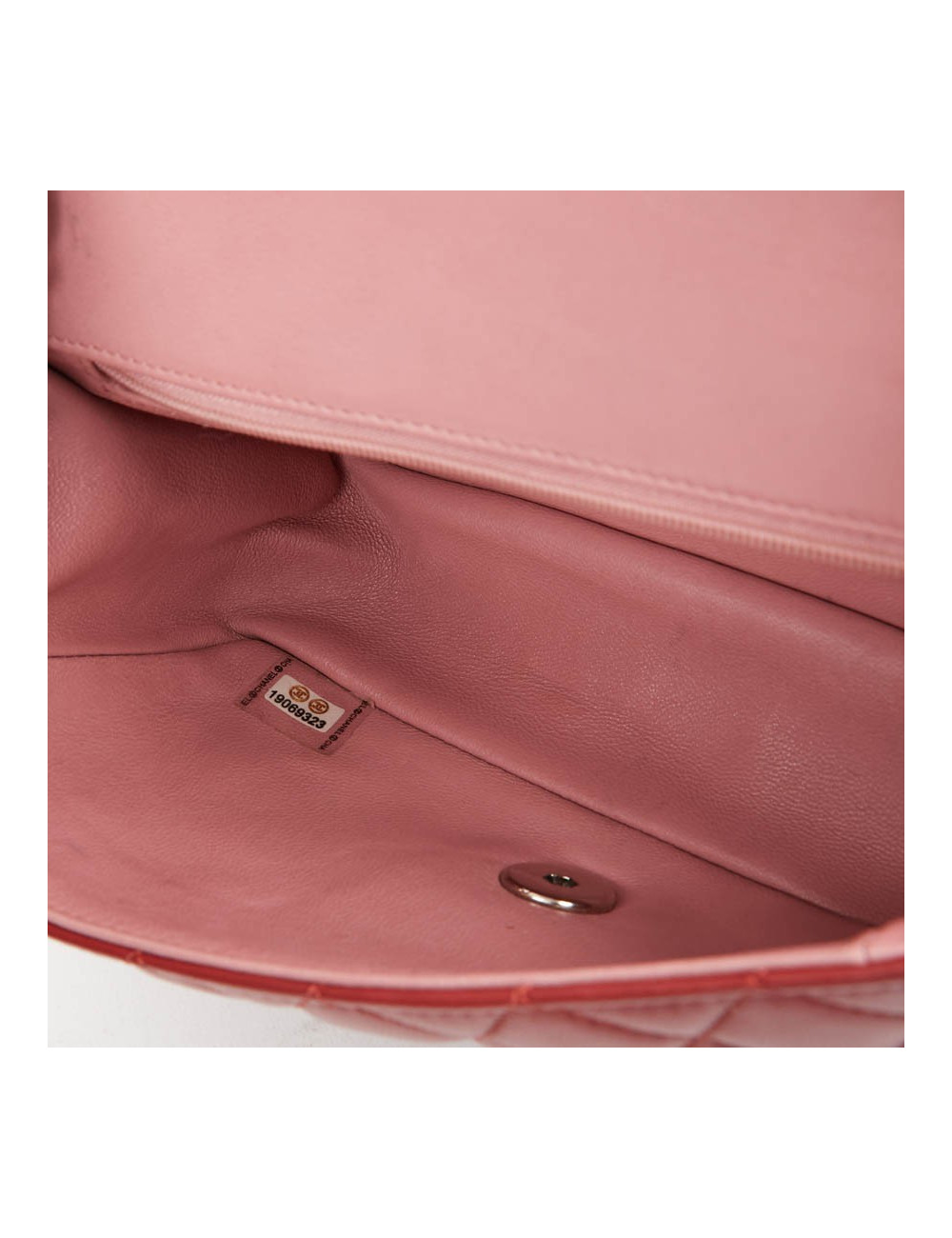 Mini CHANEL Timeless Bag in Tricolor Pink and Red Lambskin Leather