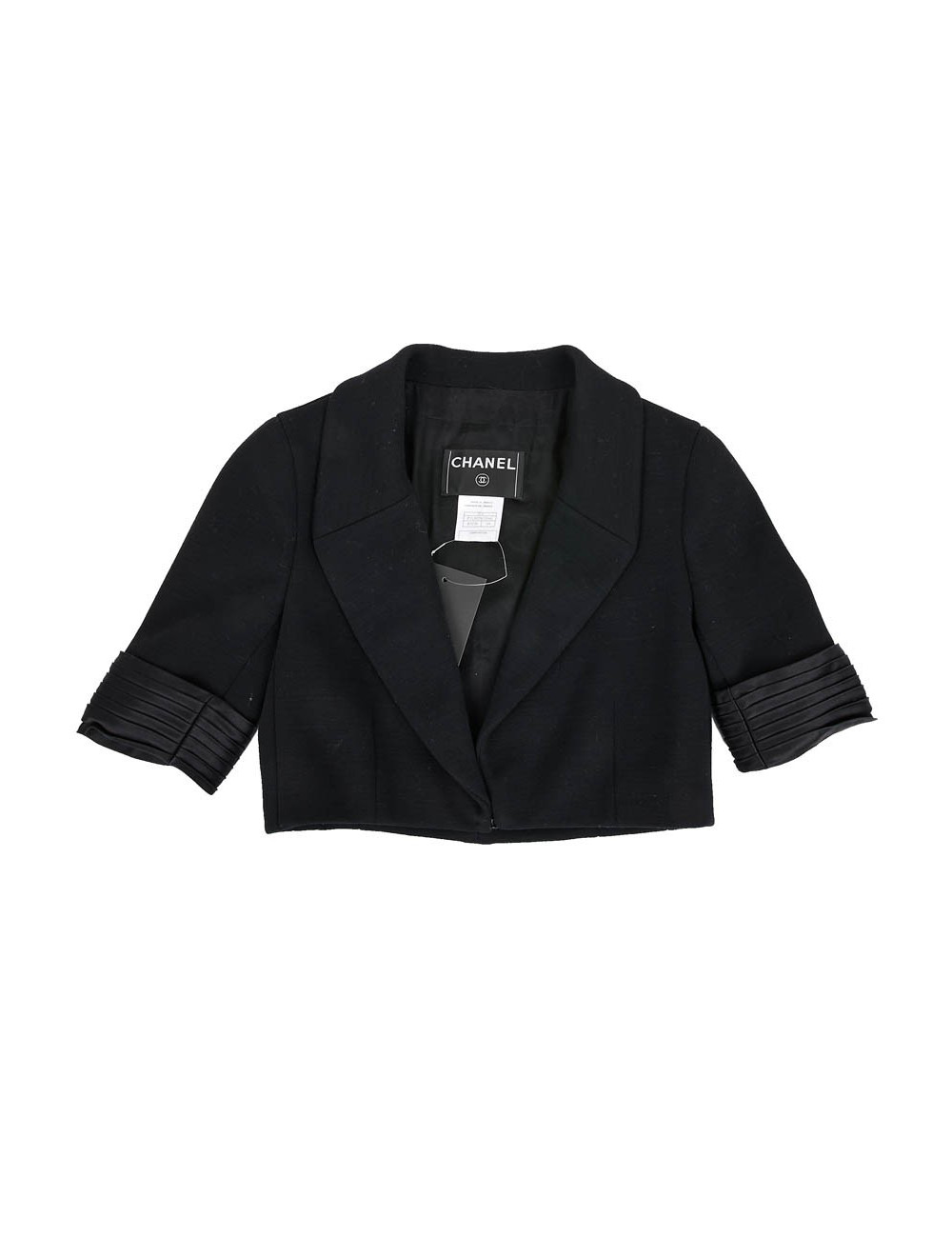 Boléro T34 CHANEL laine noire