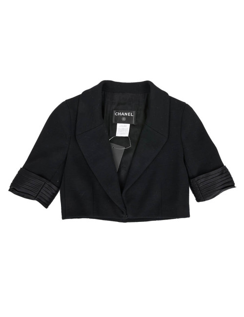 Boléro T34 CHANEL laine noire