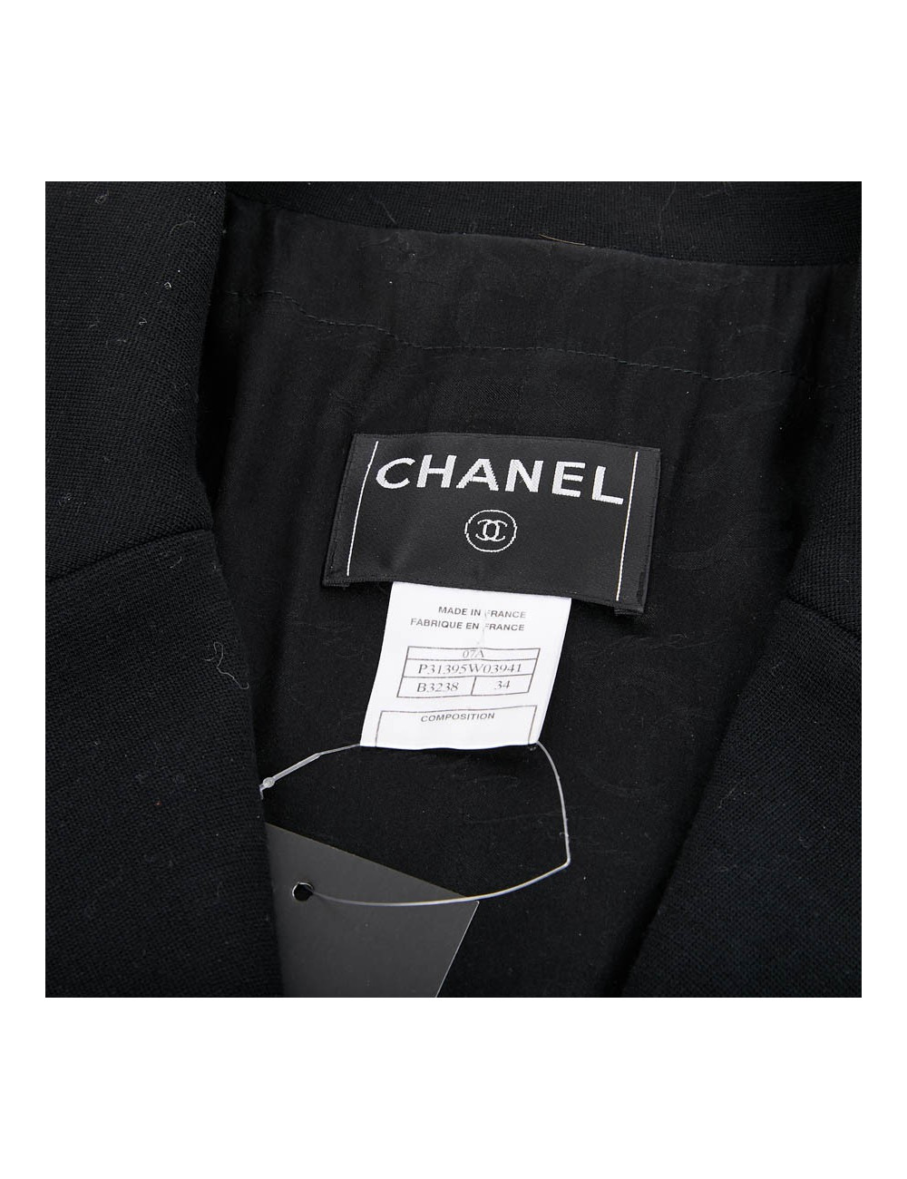 Boléro T34 CHANEL laine noire