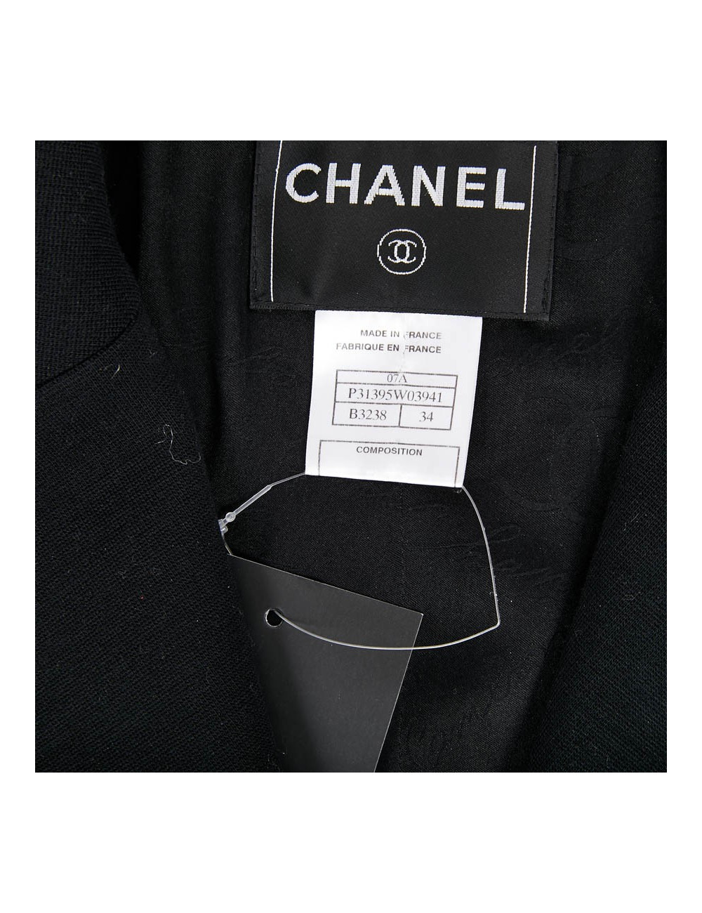 Boléro T34 CHANEL laine noire