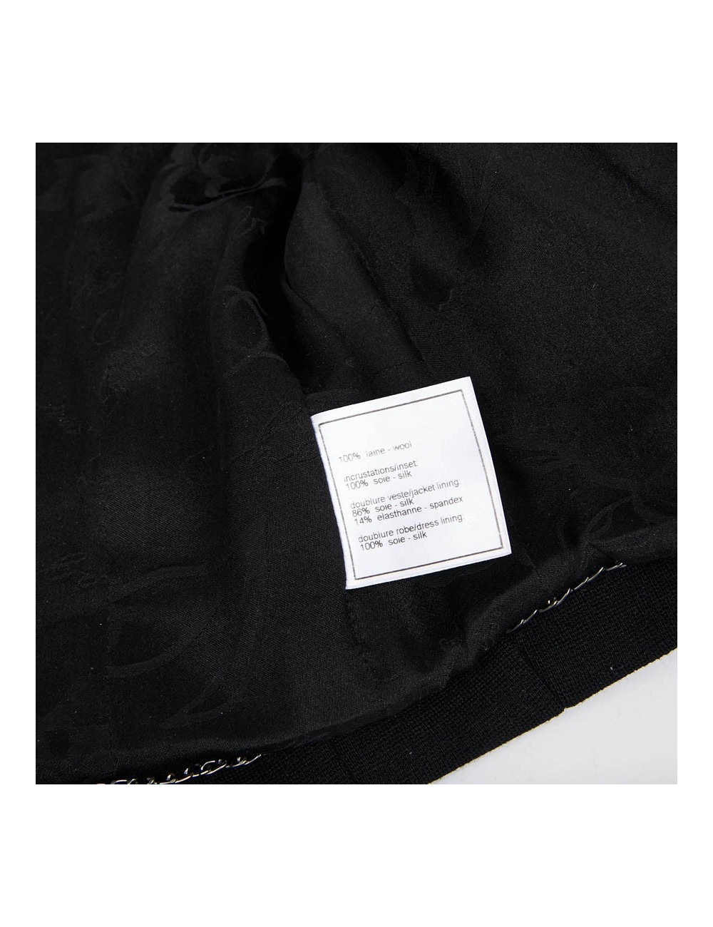 Boléro T34 CHANEL laine noire