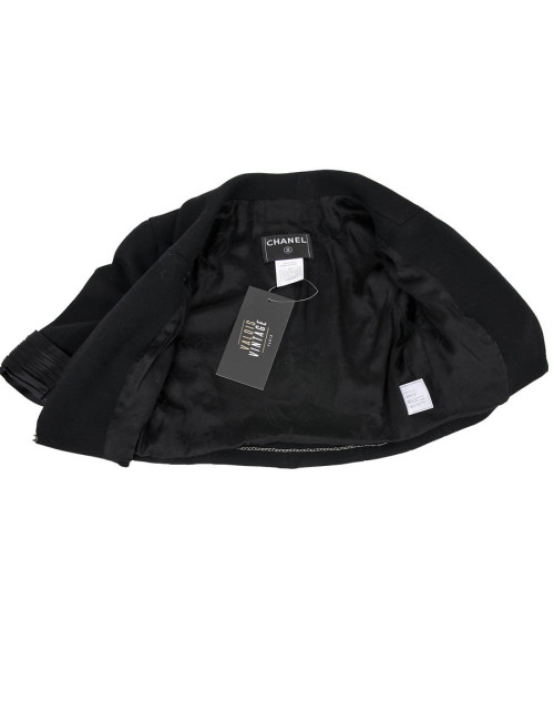Boléro T34 CHANEL laine noire