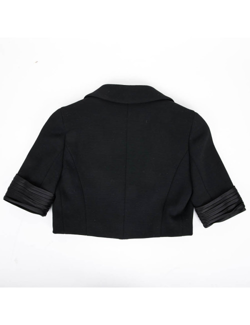 Boléro T34 CHANEL laine noire