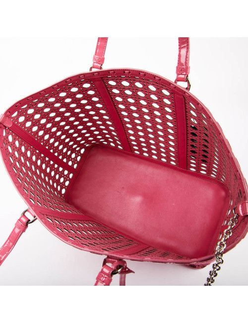DIOR Pink Perforated Tote