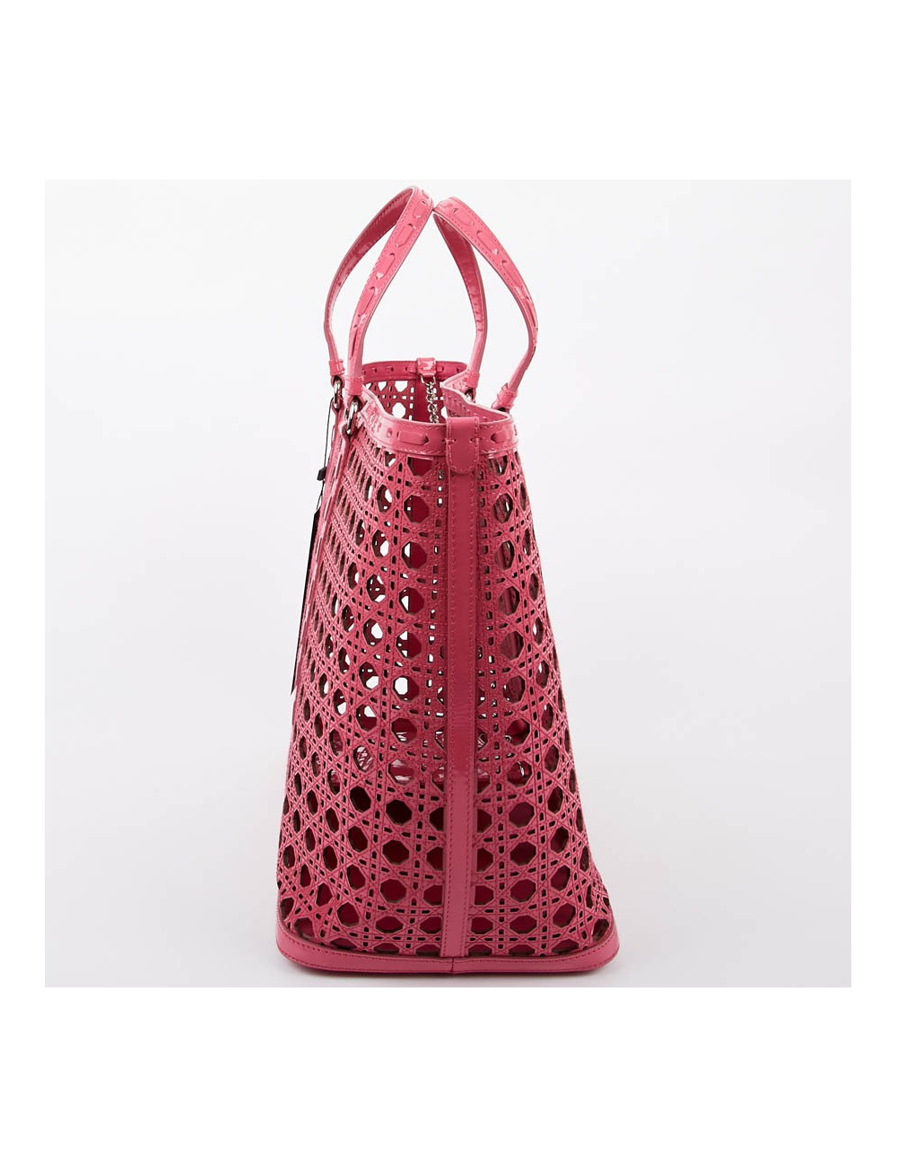 DIOR Pink Perforated Tote