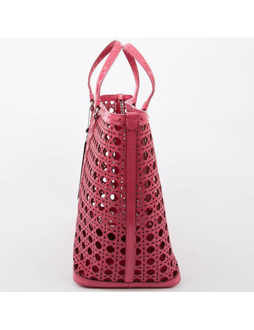 DIOR Pink Perforated Tote