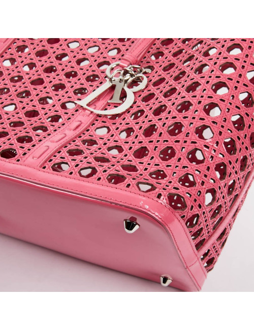 DIOR Pink Perforated Tote