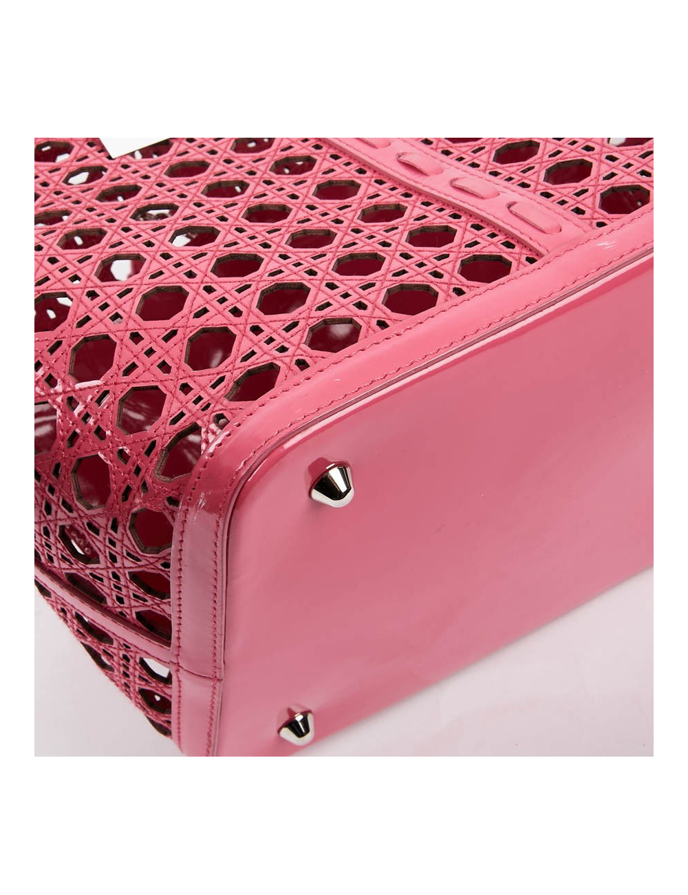 DIOR Pink Perforated Tote