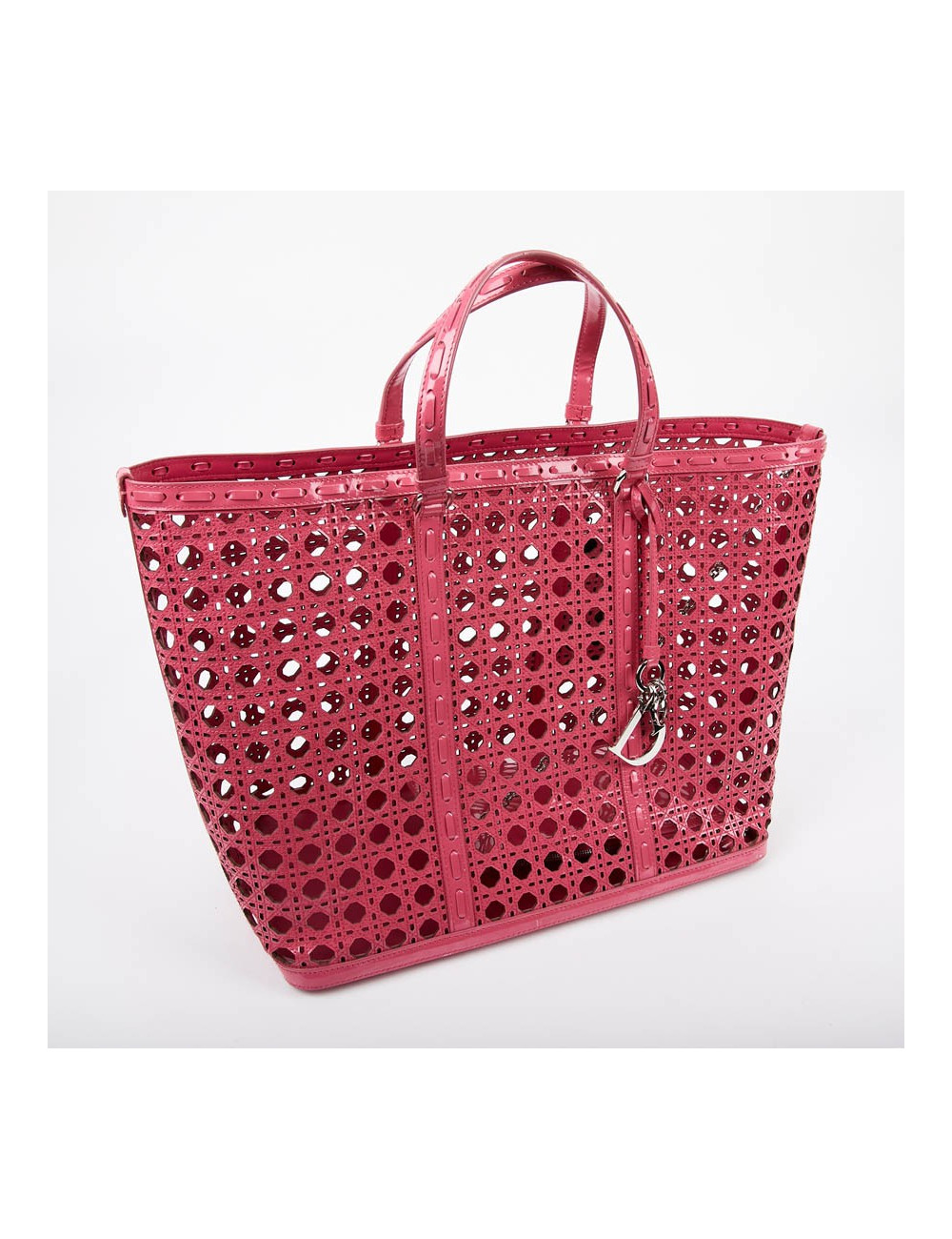 DIOR Pink Perforated Tote