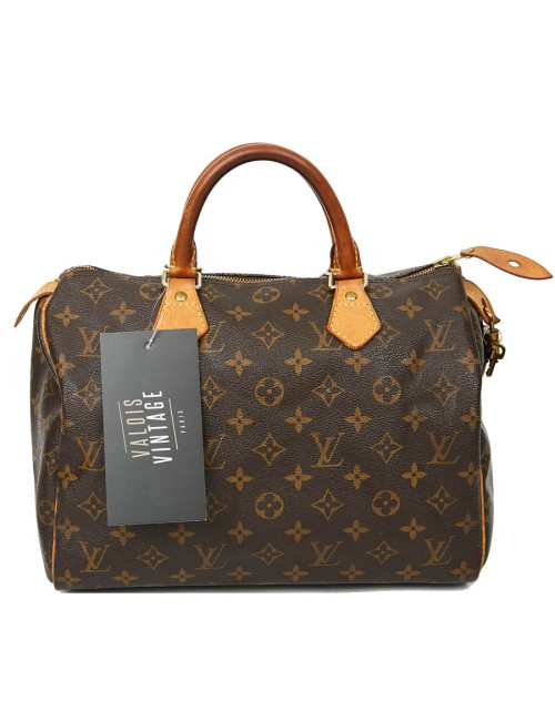 Sac Speedy 30 Louis Vuitton toile enduite Monogram