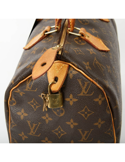 Sac Speedy 30 Louis Vuitton toile enduite Monogram