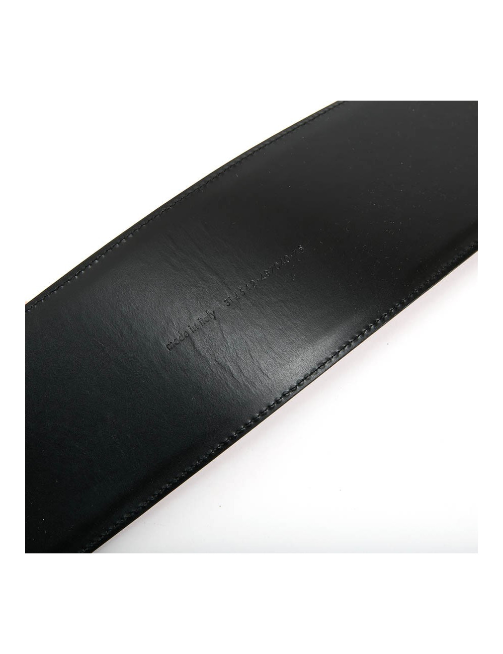 Large ceinture SAINT LAURENT cuir rouge 