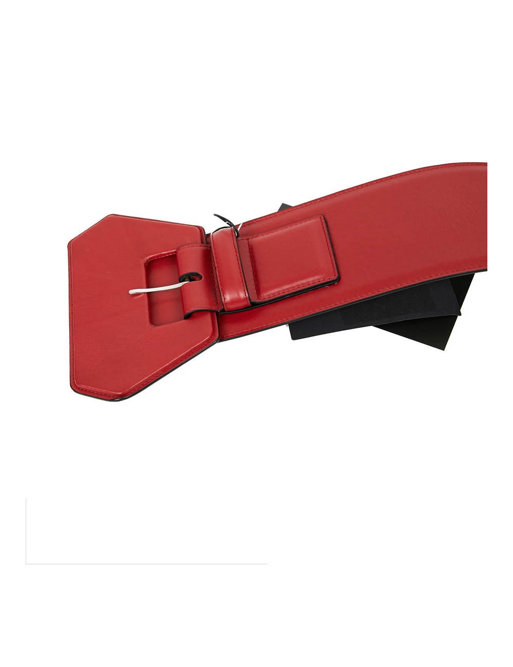 Large ceinture SAINT LAURENT cuir rouge 