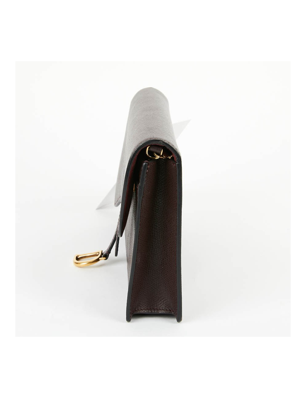 Pochette Saddle DIOR en cuir grainé