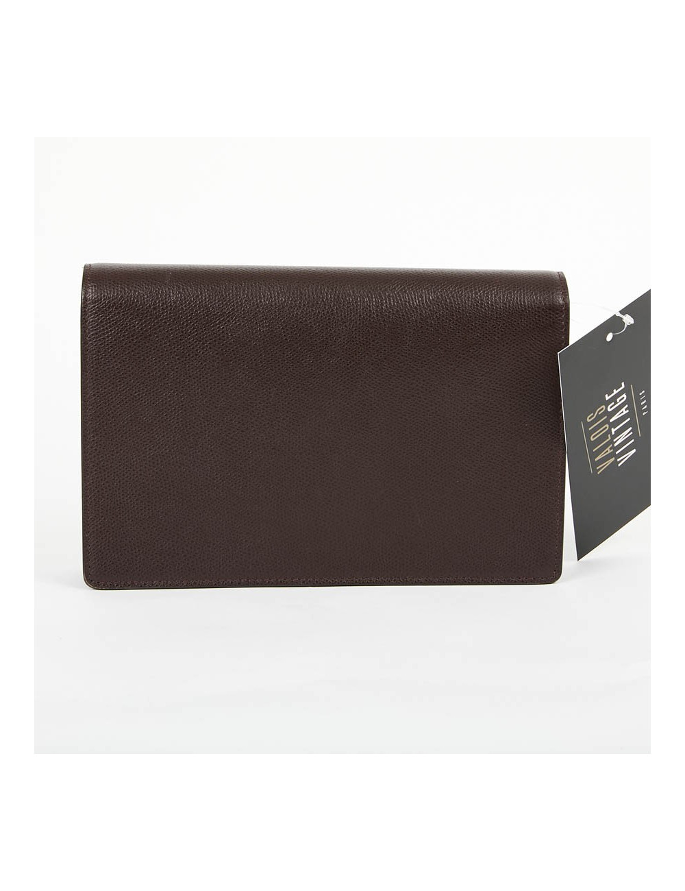 Pochette Saddle DIOR en cuir grainé