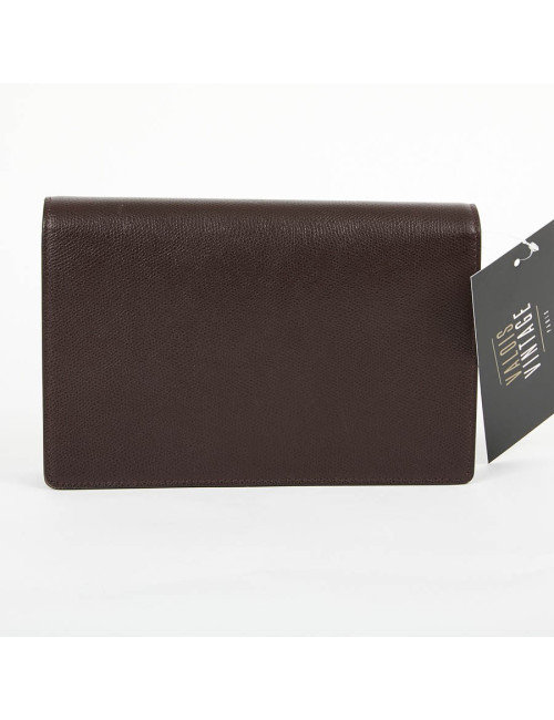 Pochette Saddle DIOR en cuir grainé