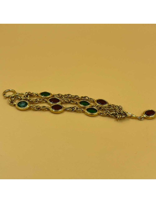 Bracelet triple rangs CHANEL Vintage