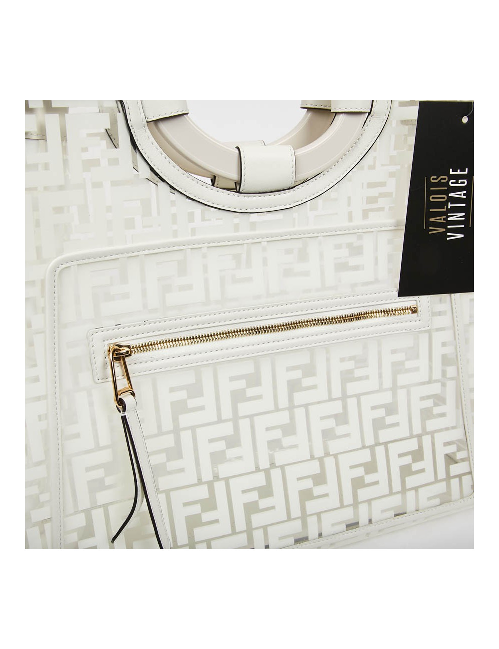 Cabas FENDI Runaway transparent