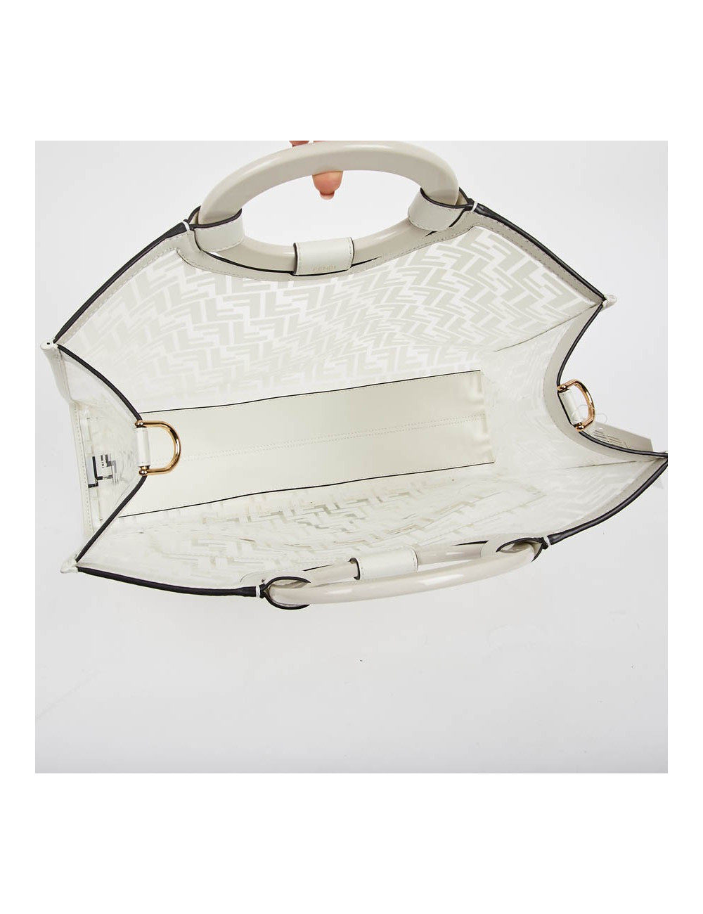 Cabas FENDI Runaway transparent