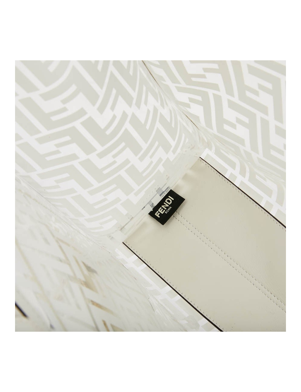 Cabas FENDI Runaway transparent