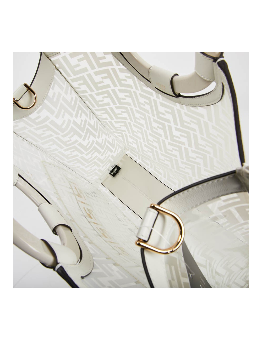 Cabas FENDI Runaway transparent