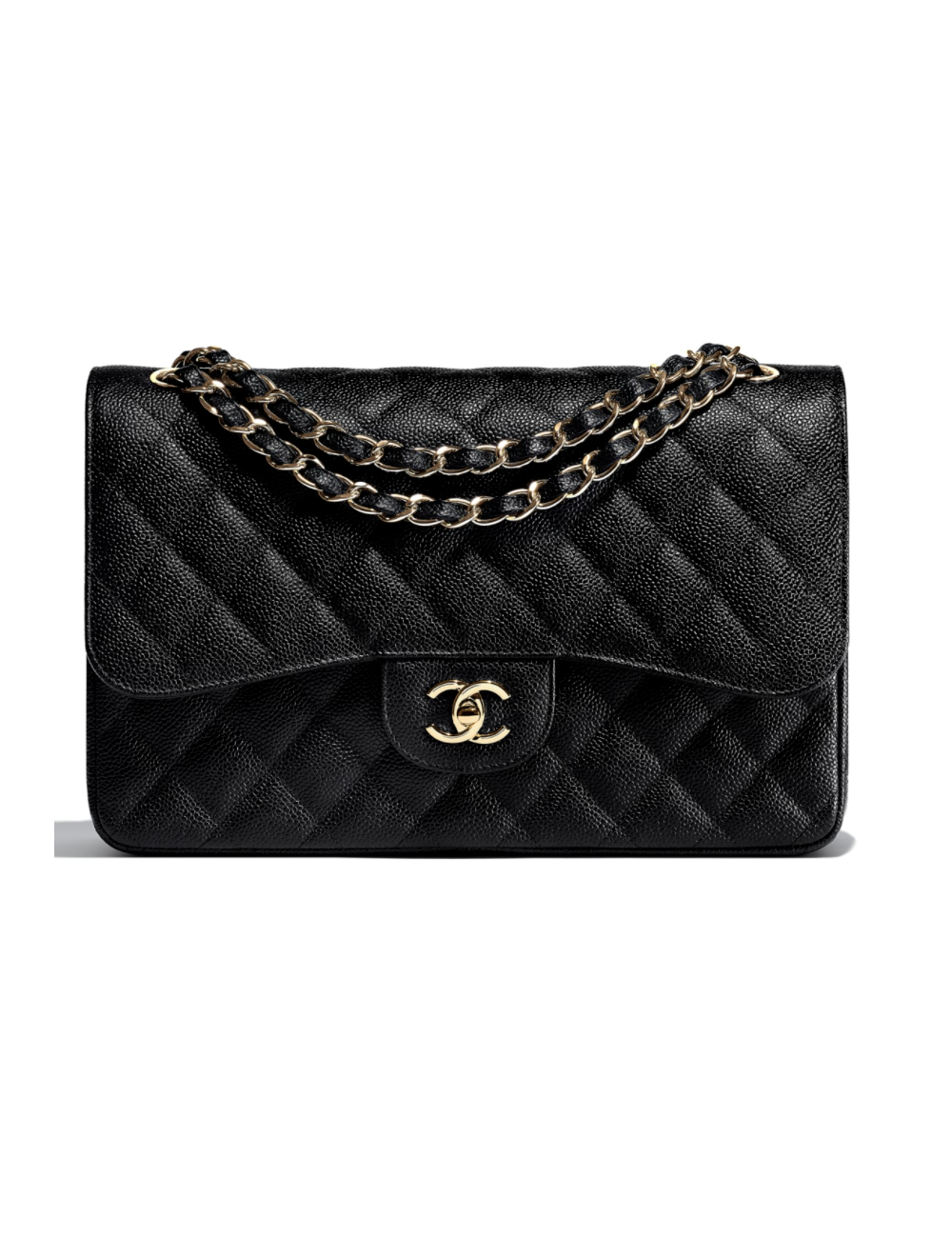 Jumbo CHANEL caviar noir