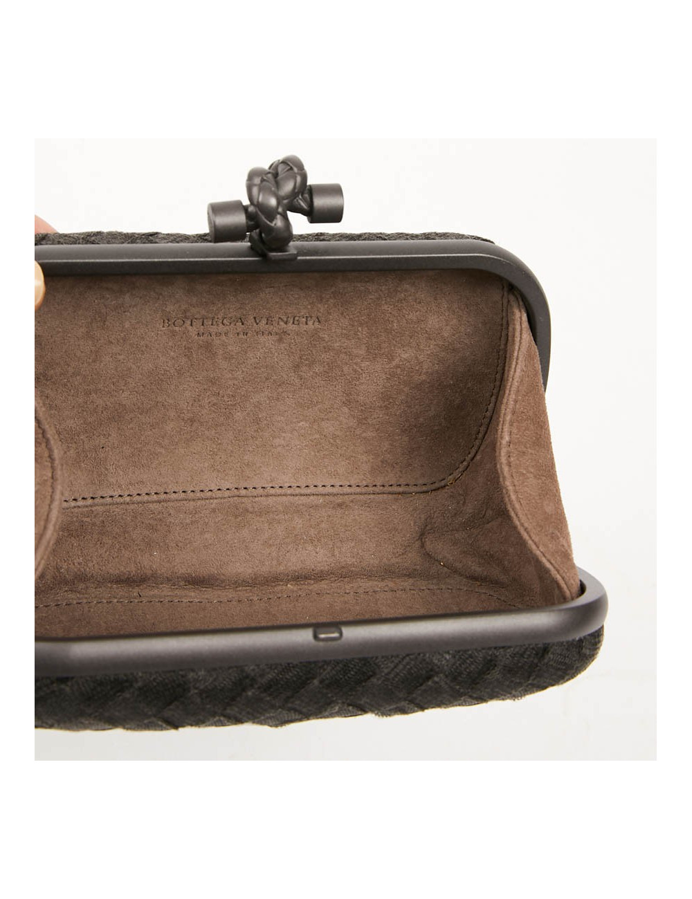 Pochette noire BOTTEGA VENETA