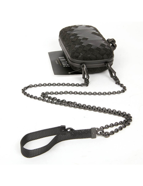 Pochette noire BOTTEGA VENETA