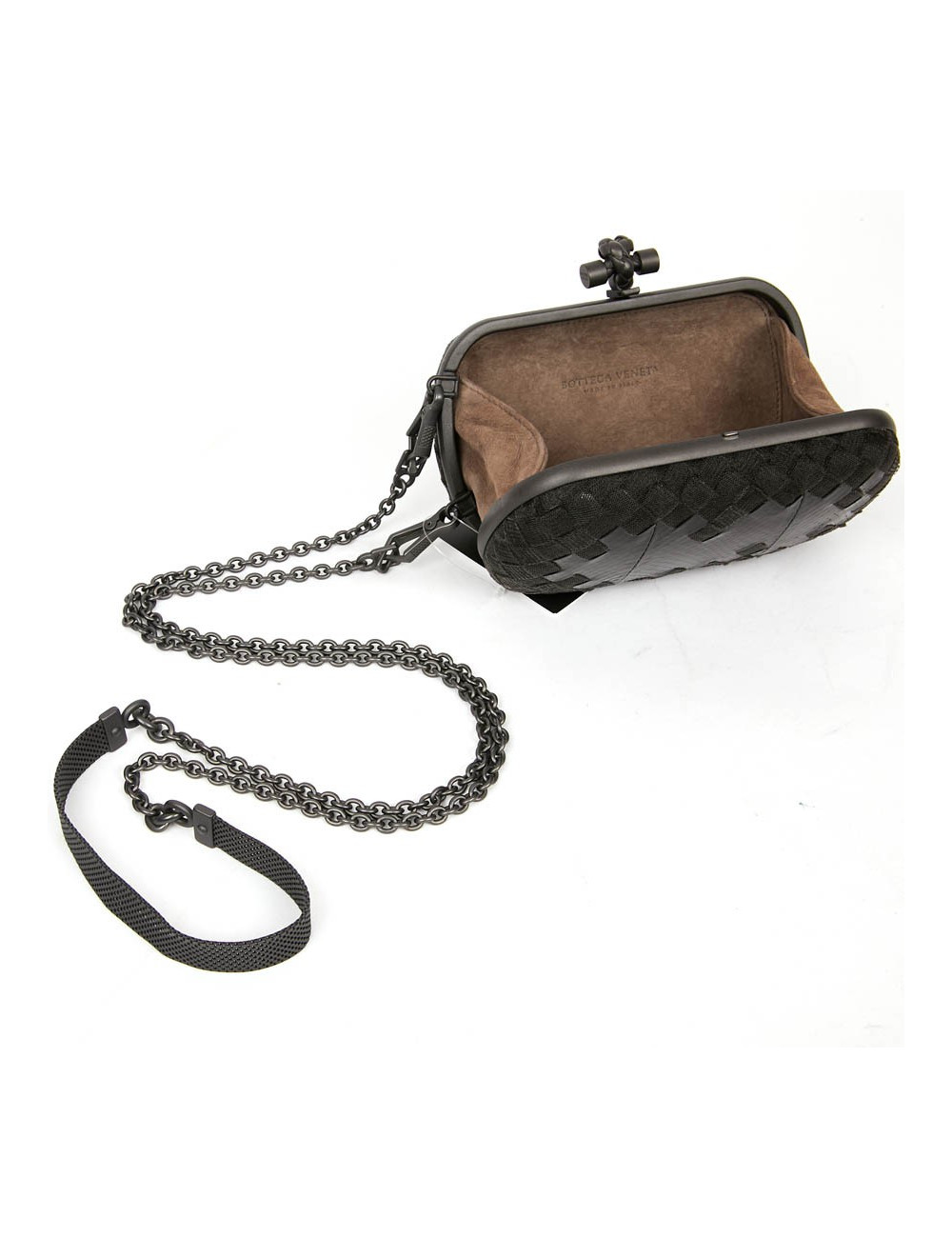 Pochette noire BOTTEGA VENETA