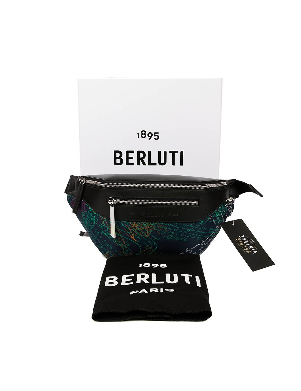 Banane BERLUTI Complice en toile et cuir