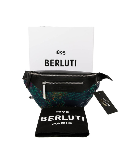 Banane BERLUTI Complice en toile et cuir